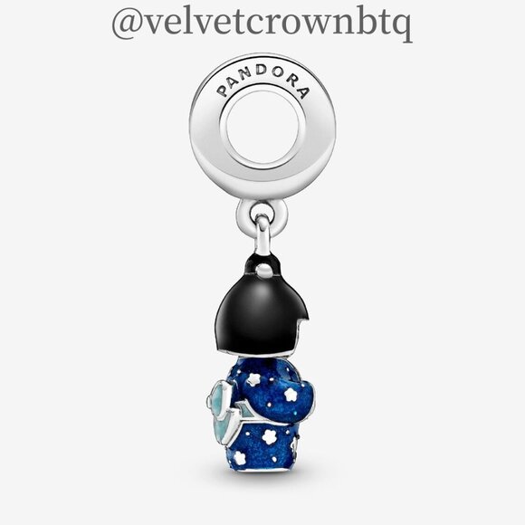 Pandora Japanese Doll in Blue Kimono Dangle Charm - Picture 2 of 4